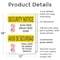 Signmission Gun Free Drug Free Zone Bilingual OSHA Security Notice Sign, Plastic, 12in W x 18in L, 2PK OS-2PACK-SN-P-1218-L-11543 - alternate 6